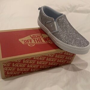 Vans Asher Glutter Sidewall Lught Grey size 3 kids